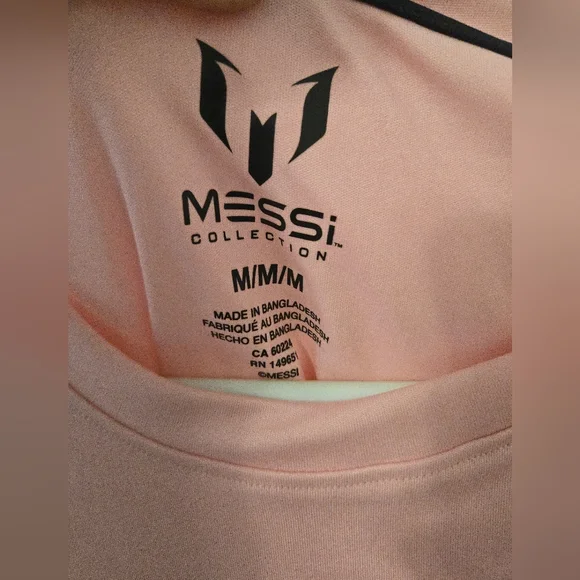 Lionel Messi #10 Miami Pink International Jersey Mens Medium Soccer Futbol - Picture 3 of 6